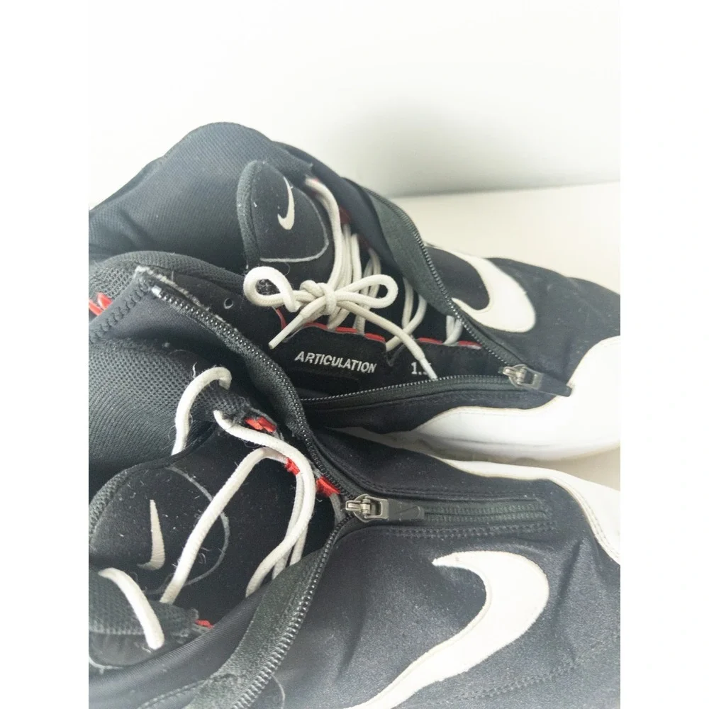 Nike Air Zoom Flight The Glove Gary Payton Black White Mens Size 13 Basketball